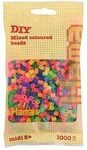 HAMA 207-51 Perlen-Beutel 1000 St&uuml;ck, Neonmix