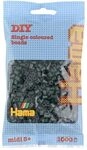 HAMA 207-28 Perlen-Beutel 1000 St&uuml;ck, Olivgr&uuml;n