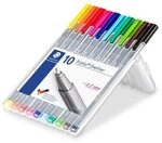 STAEDTLER 334 SB10 Fineliner triplus rPP, 10ST
