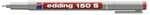 edding 150 Folienschreiber f&uuml;r OHP, S, rot, non-permanent, 0.3mm