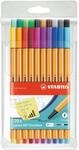 Fineliner - STABILO point 88 - 20er Pack - mit 20 verschiedenen Farben