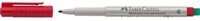 FABER-CASTELL 152621 Marker MULTIMARK non-permanent M rot