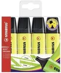 STABILO BOSS ORIGINAL Textmarker 4er Pack gelb