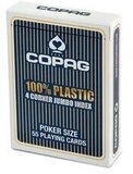 ASS 10000991-0001 COPAG 100% Plastik-Poker - Jumbo Face - 4 Index - Blue