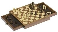 goki 56919 Magnetisches Schachspiel mit Schubladen
