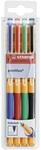 STABILO 1099/4 Tintenroller - STABILO pointVisco - 4er Pack - blau, rot, gr&uuml;n,