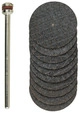 PROXXON 4528808 Trennscheiben mit Gewebe, &Oslash; 22 mm, 10 St&uuml;ck + 1 Tr&auml;ger