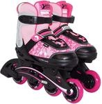 BEST Sporting Inline Skates f&uuml;r Kinder und Jugendliche, ABEC 5 Carbon, pink /