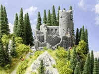 NOCH 58605 H0 Burgruine 20 x 16,3 cm, 16,5 cm hoch