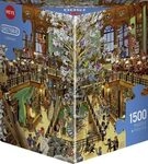 HEYE 29840 Puzzle 1500 Teile Library Triangular