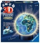 RAVENSBURGER 11844 3D-Puzzle Nachtlicht - Erde bei Nacht