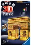 RAVENSBURGER 12522 3D-Puzzle Triumphbogen bei Nacht