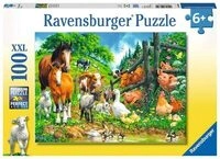 RAVENSBURGER 10689 Kinderpuzzle Versammlung der Tiere