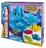 SPIN MASTER 19403 Kinetic Sand Sandbox Set mit 454 g Kinetic Sand in Blau