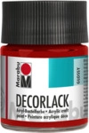 Marabu 113005031 Marabu Decorlack Acryl Kirschrot 031, 50 ml
