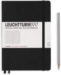 Leuchtturm Notizbuch A5 Medium Hardcover ka/sw