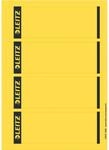 Leitz 16852015 R&uuml;ckenschilder f&uuml;r Standard- und Hartpappe-Ordner, gelb, 100 St&uuml;ck