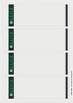 Leitz 16852085 R&uuml;ckenschilder f&uuml;r Standard- und Hartpappe-Ordner, grau, 100 St&uuml;ck