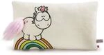 NICI 40112 Kissen Einhorn Theodor rechteckig 43x25cm
