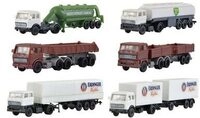 KIBRI 36980 Z Set LKW-Sattelz&uuml;ge, 6 St&uuml;ck