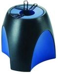 HAN B&uuml;roklammernspender DELTA, inkl. Magnet, 95 x 88 x 95 mm, schwarz-blau