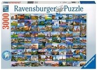 RAVENSBURGER 17080 Puzzle 99 Beautiful Places in Europe