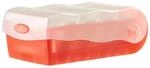 HAN Karteibox Croco A8, transluzent rot