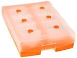 HAN Archivbox CROCO DUO, A8 quer, orange-transluzent