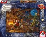 Schmidt Spiele Puzzle - Thomas Kinkade - Der Weihnachtsmann und seine Wichtel,