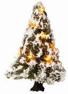 NOCH 22110 H0 TT N Z Beleuchteter Weihnachtsbaum verschneit, mit 10 LEDs, 5 cm hoch