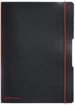 Herlitz Notizheft PP A4 Flex schwarz kariert liniert