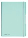 HERLITZ 11408655 Notizheft flex PP A4, 40 Blatt kariert und 40 Blatt minze, gelocht,