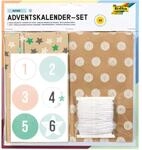 Folia Adventskalender Set Nature, mit 24 lebensmittelechten Papiert&uuml;ten