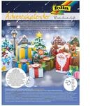 Folia Adventskalender Bastelset Winterlandschaft