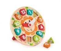 HAPE E1622 Steckpuzzle Uhr