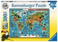 RAVENSBURGER 13257 Kinderpuzzle Tiere rund um die Welt