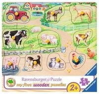 RAVENSBURGER 3689 Kinderpuzzle Morgens auf dem Bauernhof