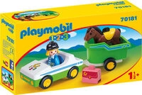 PLAYMOBIL&reg; 70181 PKW mit Pferdeanh&auml;nger