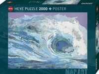 HEYE 298722 Puzzle 2000 Teile Map Wave