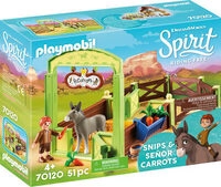 PLAYMOBIL&reg; 70120 Pferdebox "Snips & Herr Karotte"