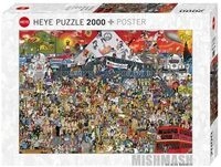 HEYE 298487 Puzzle 2000 Teile British Music History