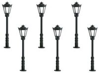 VIESSMANN 60706 H0 Parklaterne, LED warmwei&szlig; 5+1