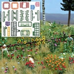 BUSCH 1258 H0 &raquo;Natur Pur&laquo; Blumen- und Pflanzen-Set