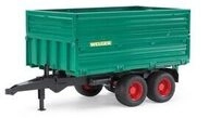 BRUDER 02010 Tandemachs-Transportanh&auml;nger mit Aufsteckbordwand