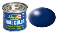 REVELL 32350 Email Color Lufthansa-Blau, seidenmatt, 14 ml, RAL 5013