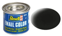 REVELL 32108 Email Color Schwarz, matt, 14 ml, RAL 9011