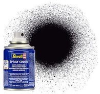 REVELL 34108 Spray Color Schwarz, matt, 100 ml