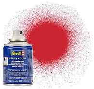 REVELL 34330 Spray Color Feuerrot, seidenmatt, 100 ml