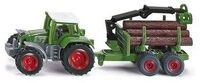 SIKU 1645 Traktor mit Forstanh&auml;nger