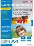 Genie Laminierfolie A4 80 Mic 100 St&uuml;ck